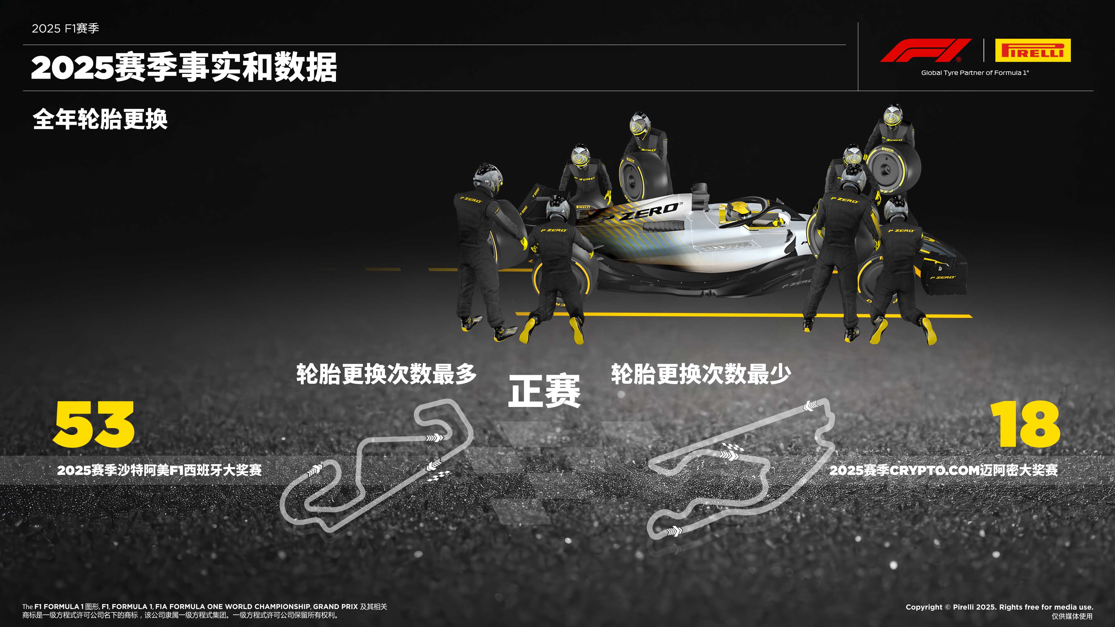 2025赛季事实和数据_全年轮胎更换